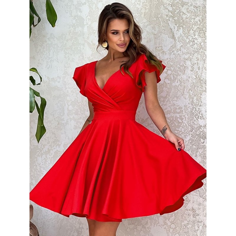 Cocktail dress model 188228 Bicotone - 34 - Red