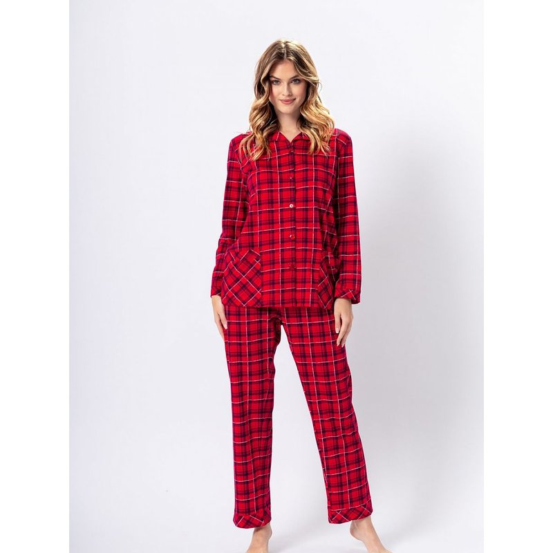 Pyjama model 188561 M-Max - L - Red