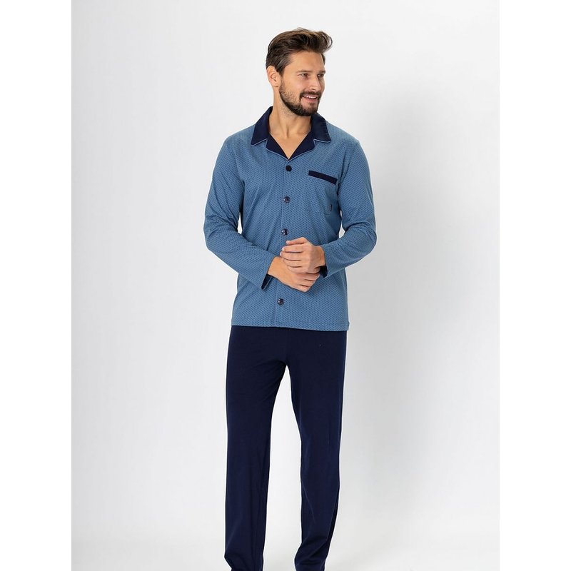 Pyjama model 188576 M-Max - XL - Navy blue