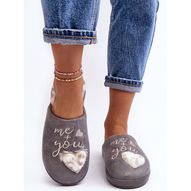 Slippers model 189101 Step in style - 38 - Grey