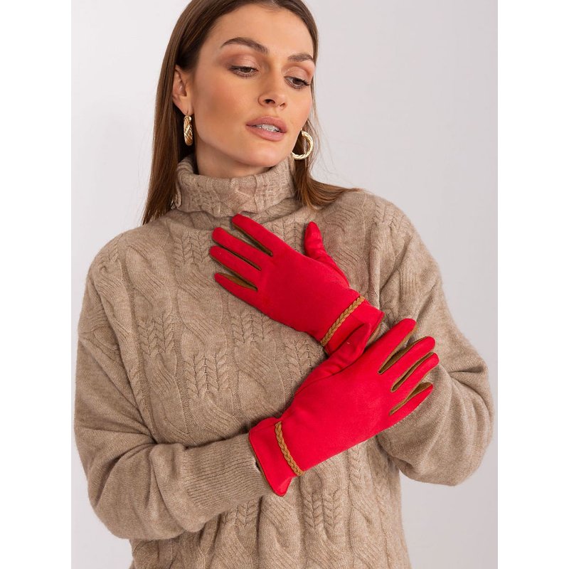 Gloves model 189534 AT - S/M - Red