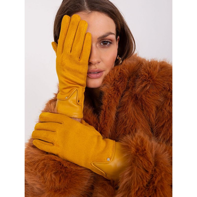 Gloves model 189549 AT - S/M - Yellow