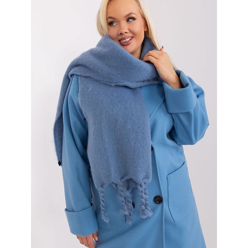 Shawl model 190575 AT - ONE-SIZE-FITS-ALL - Blue
