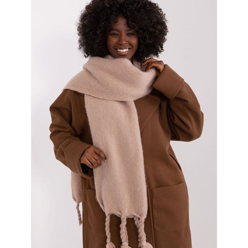 Shawl model 190578 AT - ONE-SIZE-FITS-ALL - Beige