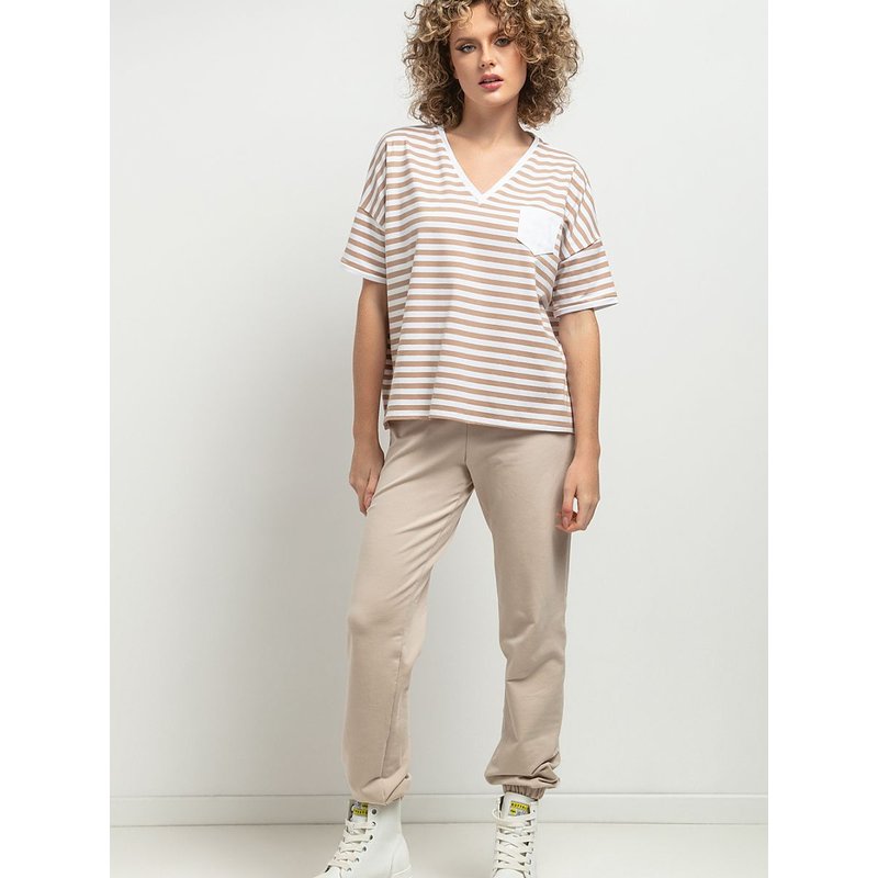 Blouse model 191824 Tessita - M/L - Beige