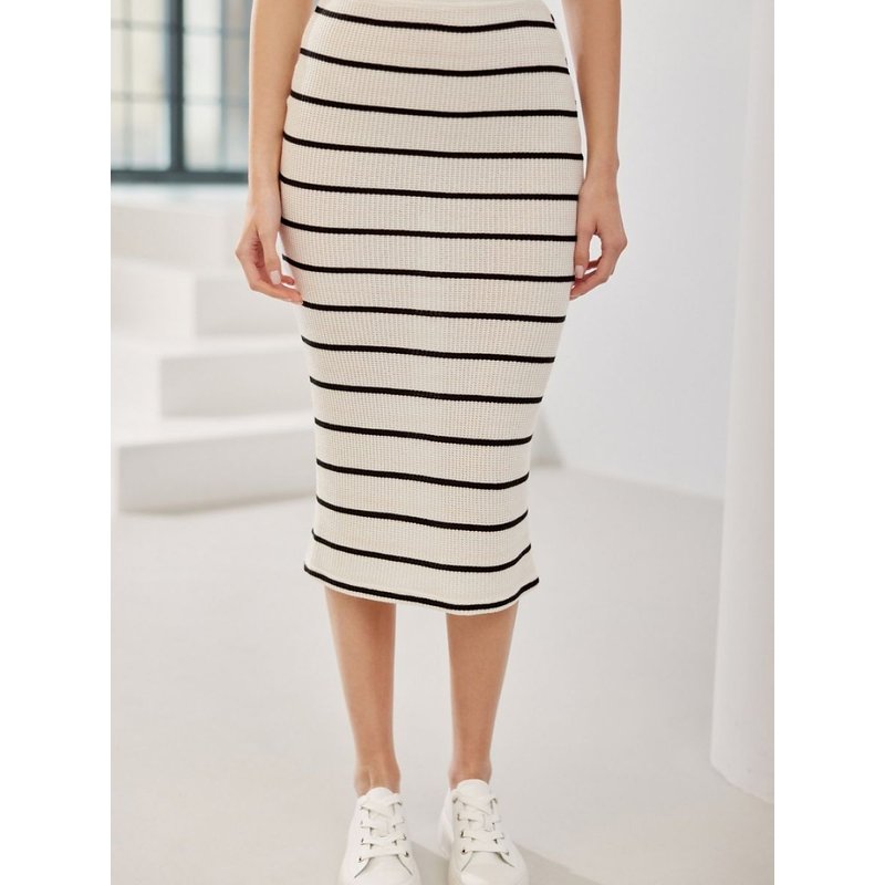 Skirt model 192557 Roco Fashion - 36 - Beige