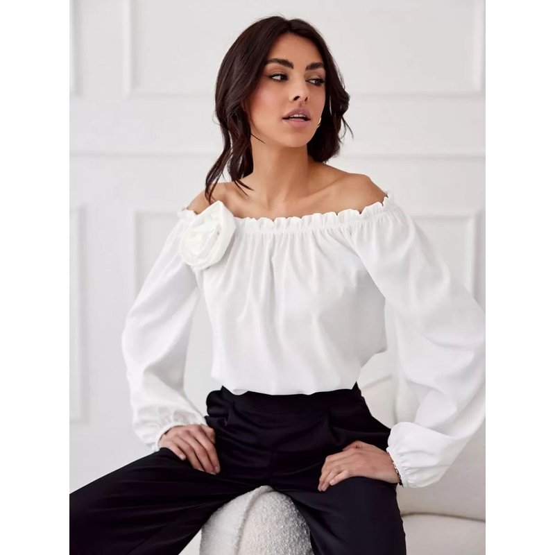 Blouse model 194773 Roco Fashion - 36 - Beige