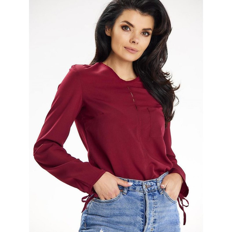 Blouse model 195850 awama - M - Red