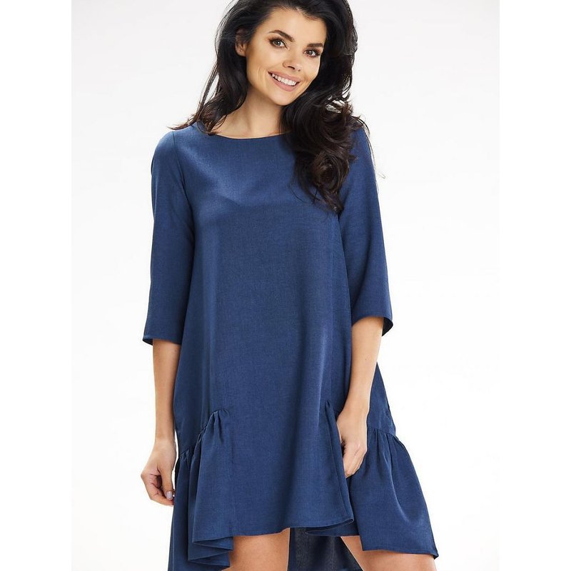 Daydress model 195859 awama - S/M - Navy blue