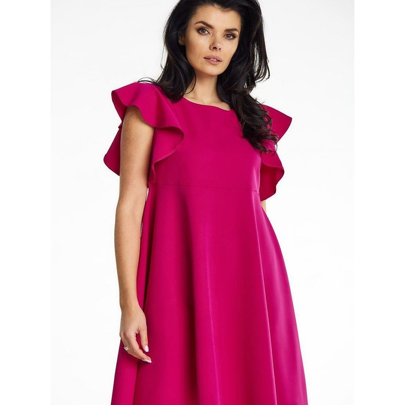 Cocktail dress model 195873 awama - S - Pink
