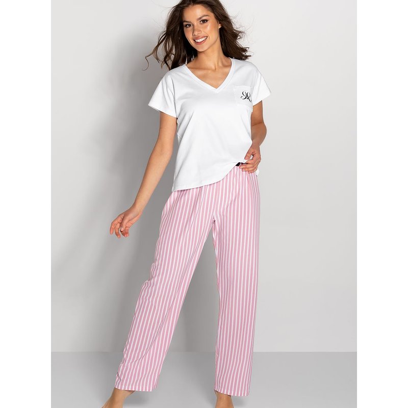 Pyjama model 166344 Momenti Per Me - XL - White