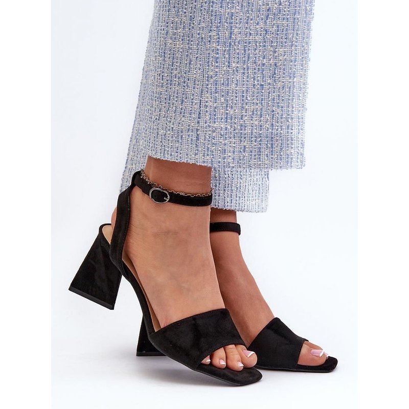 Heel sandals model 196318 Step in style - 40 - Black