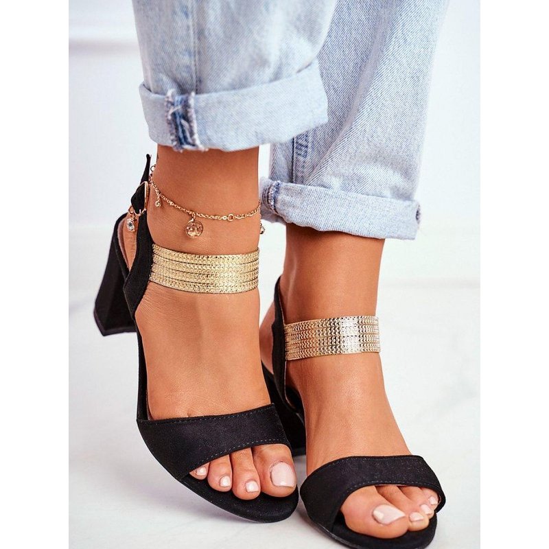 Heel sandals model 196325 Step in style - 40 - Black