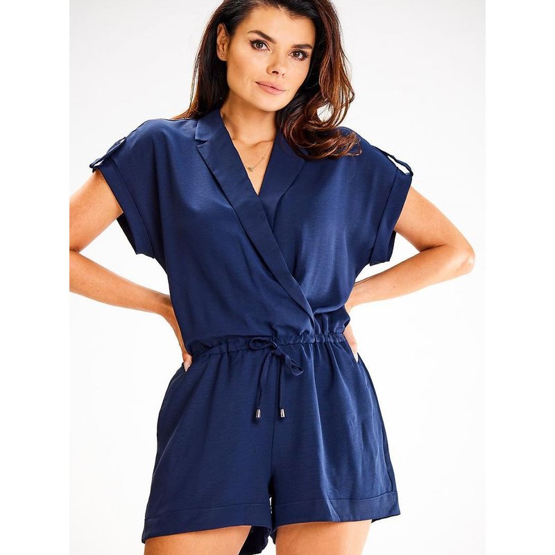 Suit model 196603 awama - XL - Navy blue