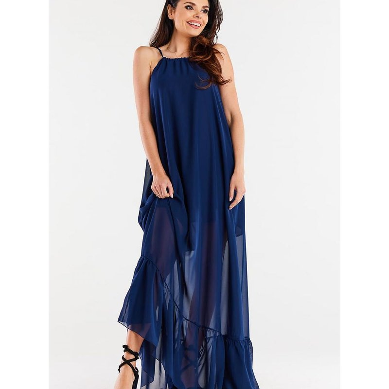 Daydress model 196612 awama - S/M - Navy blue