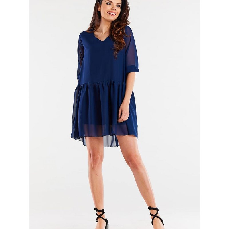 Daydress model 196616 awama - S/M - Navy blue