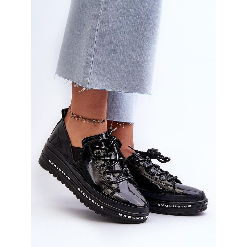 Platform shoes model 198010 Step in style - 36 - Black