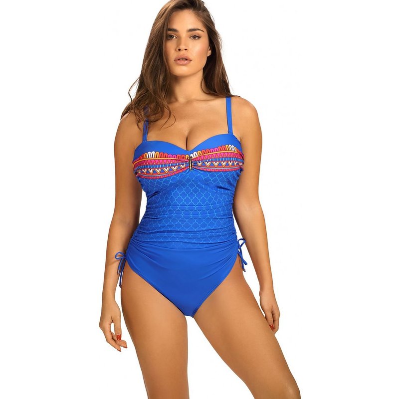 Swimsuit one piece model 198877 Barontex - 48E - Blue