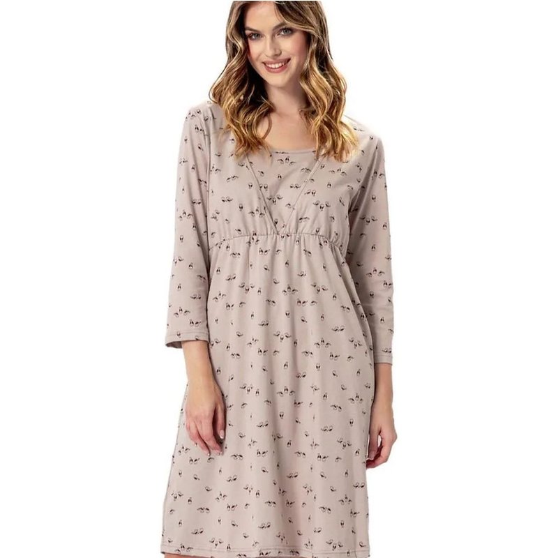 Nightshirt model 199794 M-Max - S - Beige