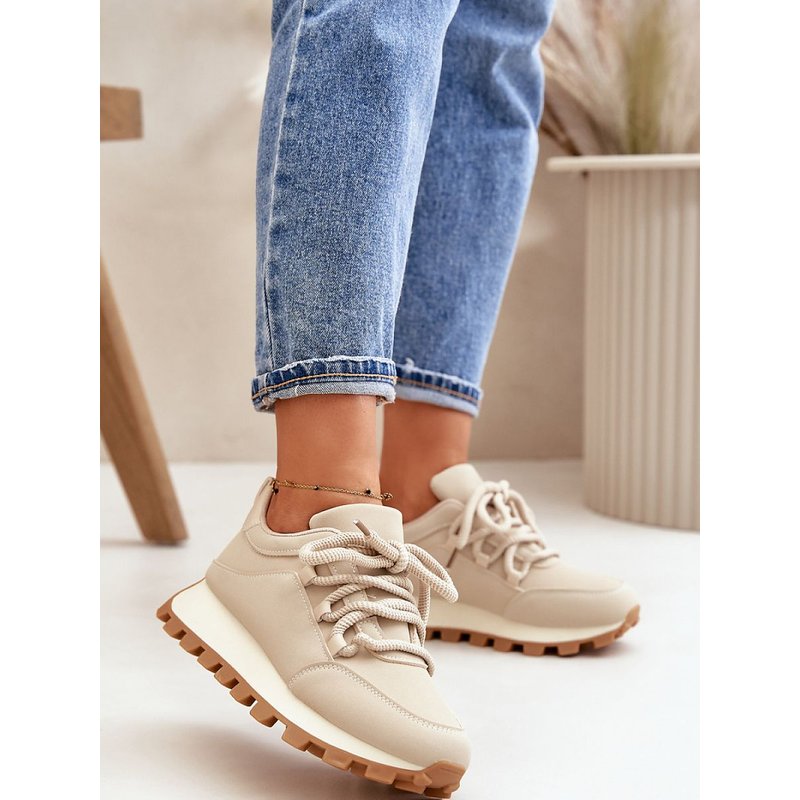 Platform sneakers model 199880 Step in style - 36 - Brown