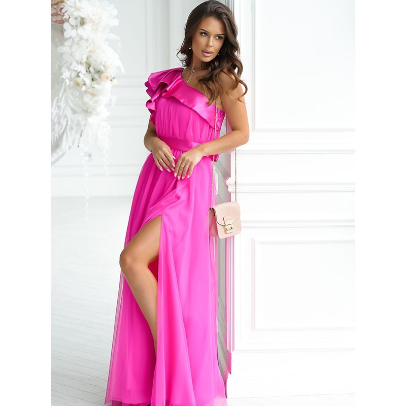 Long dress model 200245 Bicotone - 36 - Pink