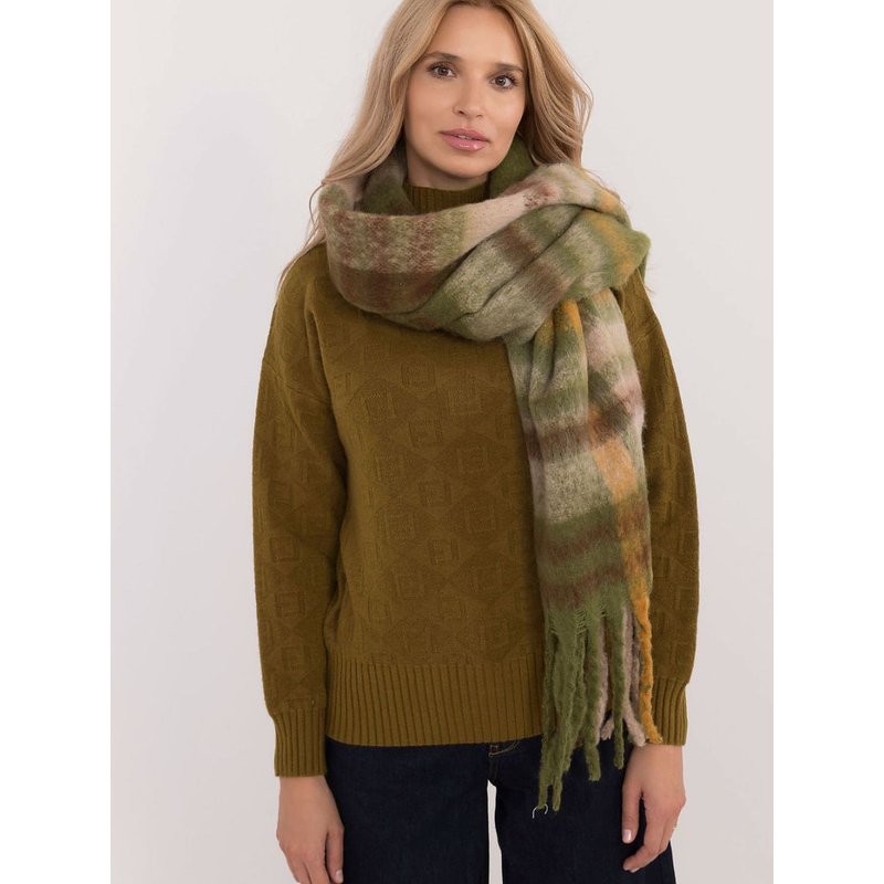 Shawl model 200281 AT - ONE-SIZE-FITS-ALL - Green