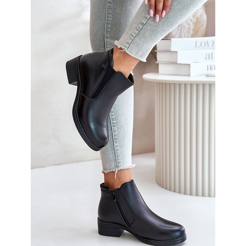 Heel boots model 201683 Step in style - 40 - Black