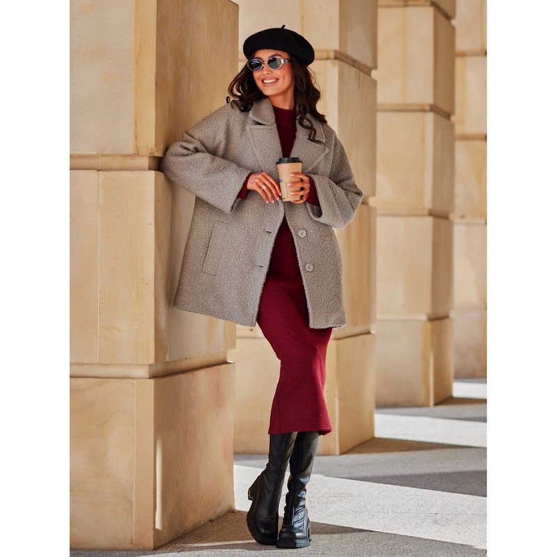 Jacket model 203095 Roco Fashion - 40 - Grey