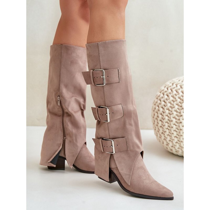 Heel boots model 203505 Step in style - 41 - Beige