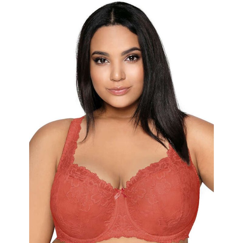 Padded bra model 204099 Mat - 90F - Orange