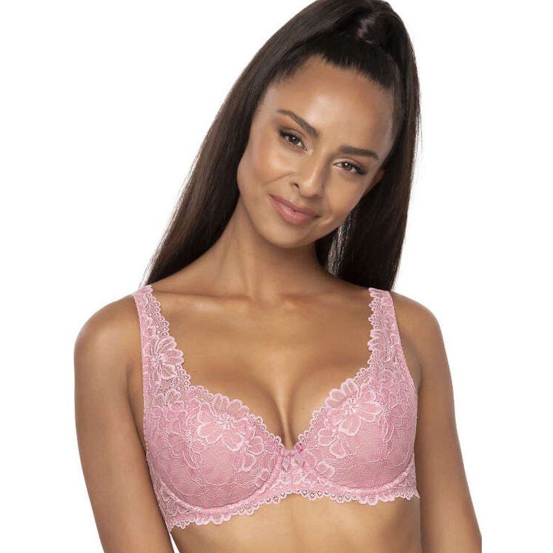 Padded bra model 204101 Mat - 70B - Pink