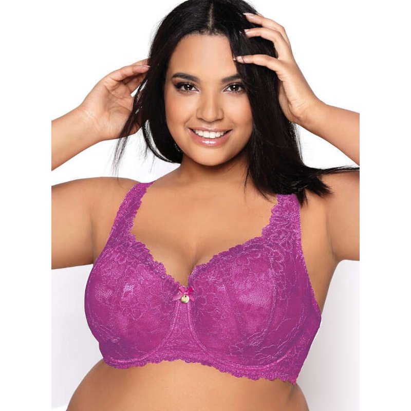 Padded bra model 204159 Mat - 90G - Violet