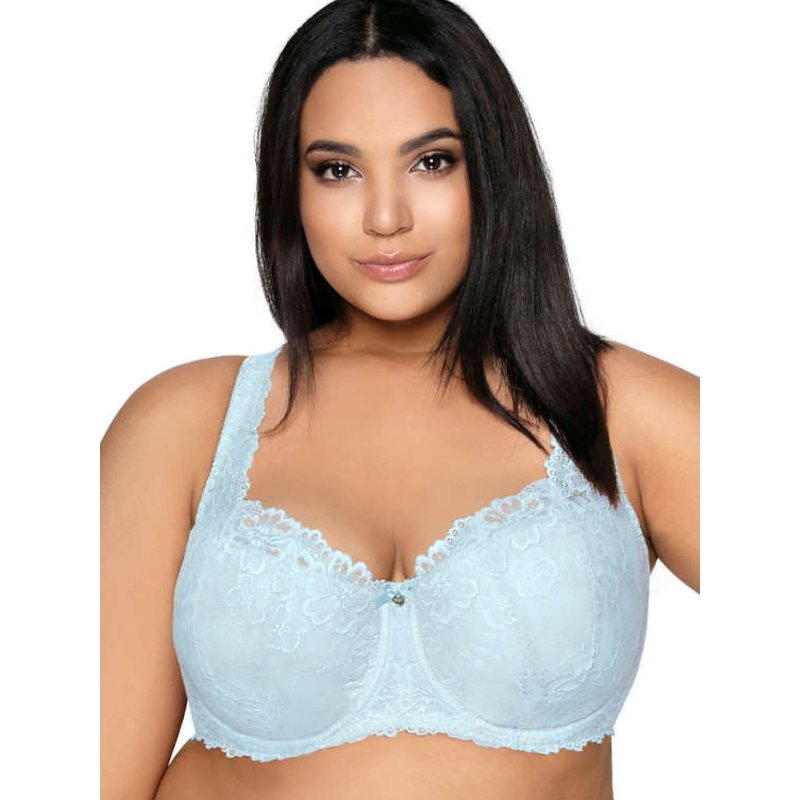 Padded bra model 204161 Mat - 95B - Blue