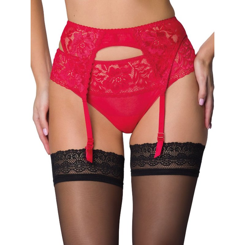 Belt model 204203 Mat - 40 - Red