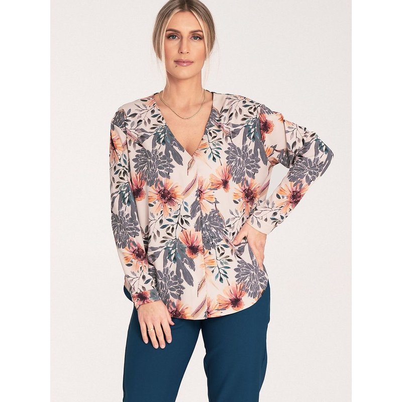 Long sleeve shirt model 204329 Figl - XL - Multicolor