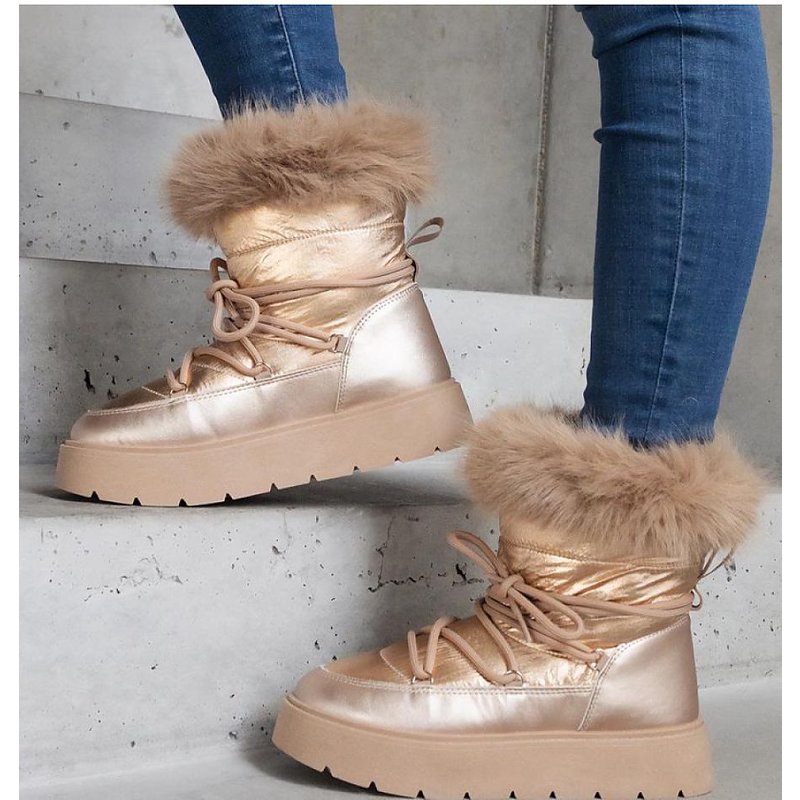 Snow boots model 204798 Solea - 39 - Beige