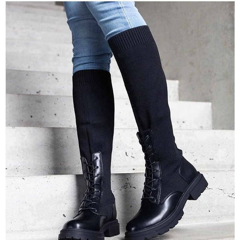 Thigh-Hight Boots model 204801 Solea - 37 - Black