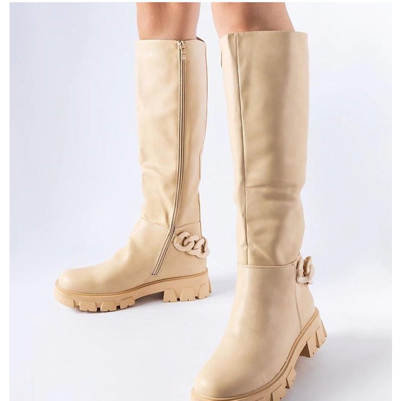 Thigh-Hight Boots model 205064 Solea - 40 - Beige
