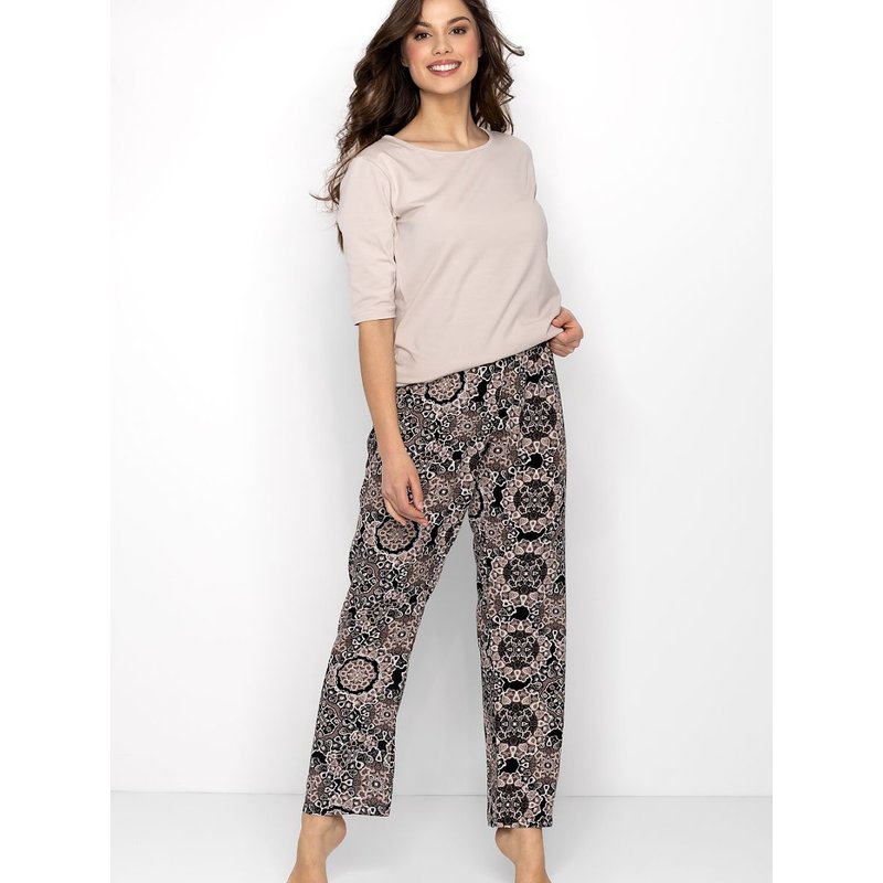 Pyjama model 205978 Momenti Per Me - L - Beige