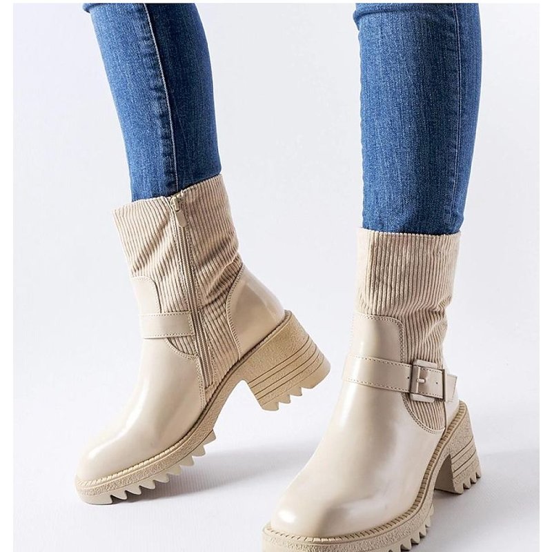 Heel boots model 206526 Solea - 39 - Beige