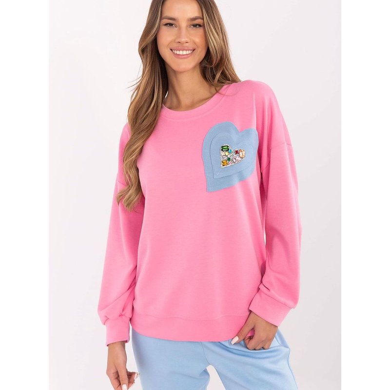 Sweatshirt model 206713 Italy Moda - ONE-SIZE-FITS-ALL - Pink