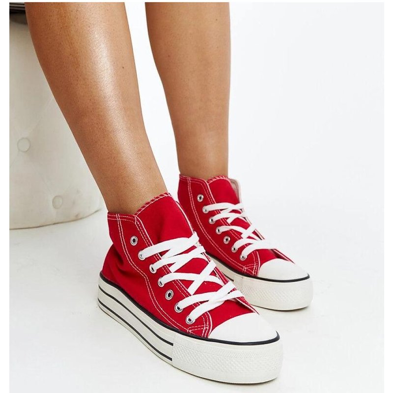 Sneakers model 207393 Solea - 38 - Red