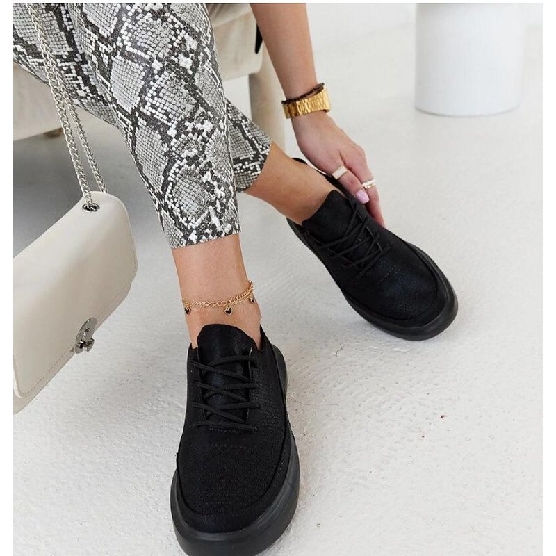 Platform sneakers model 207540 Solea - 38 - Black