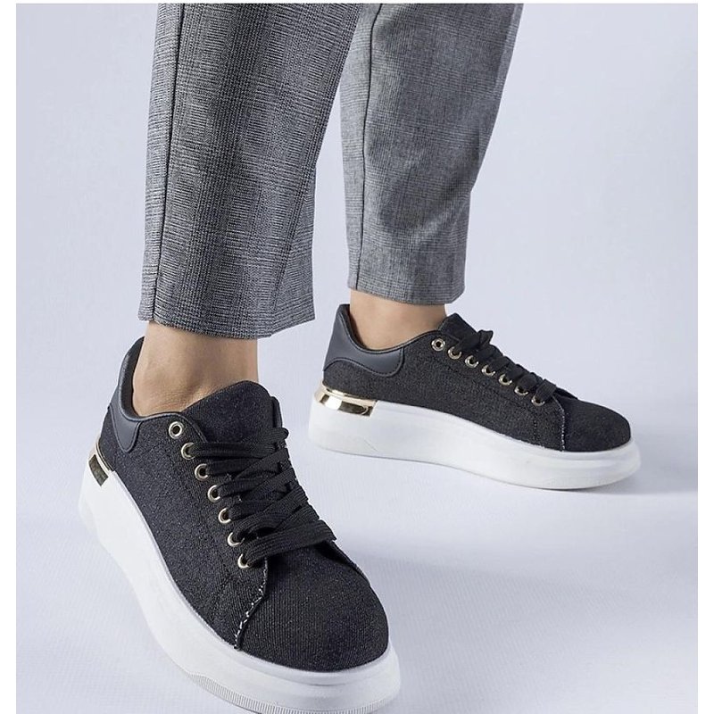 Platform sneakers model 207618 Solea - 36 - Black