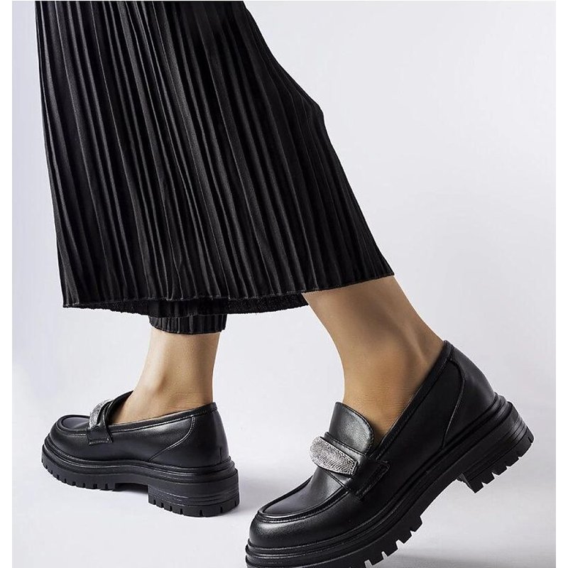 Mocassin model 207735 Solea - 39 - Black
