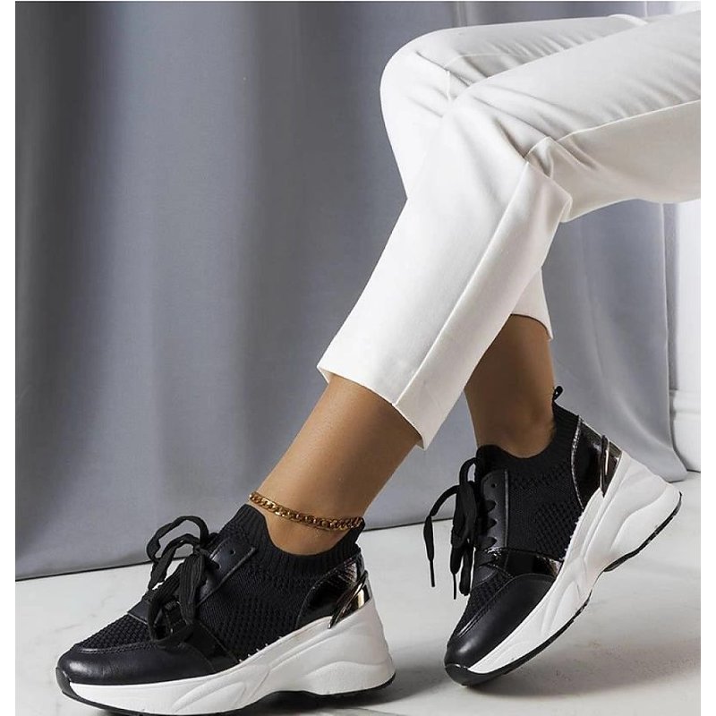 Wedge sneakers model 207993 Solea - 40 - Black