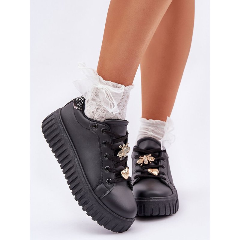 Platform sneakers model 208064 Step in style - 40 - Black