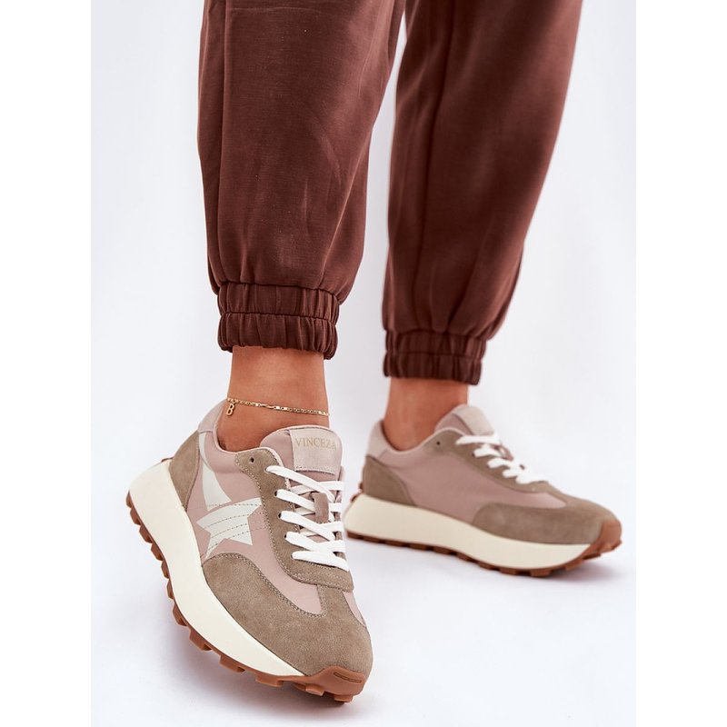 Platform sneakers model 209467 Step in style - 38 - Beige
