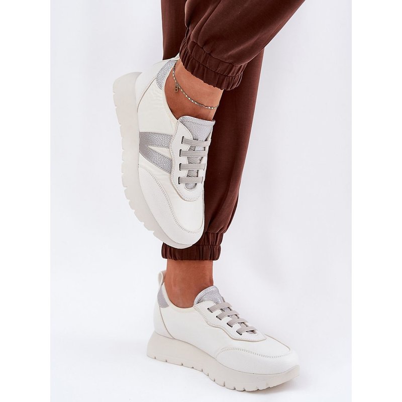 Platform sneakers model 209469 Step in style - 38 - White