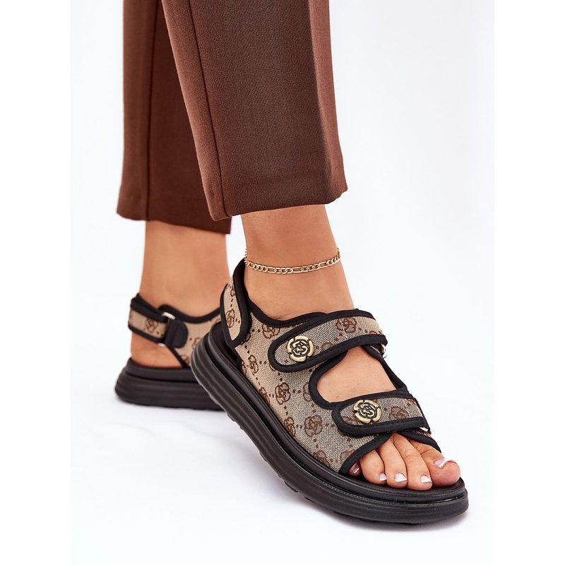 Platform sandals model 209904 Step in style - 37 - Black